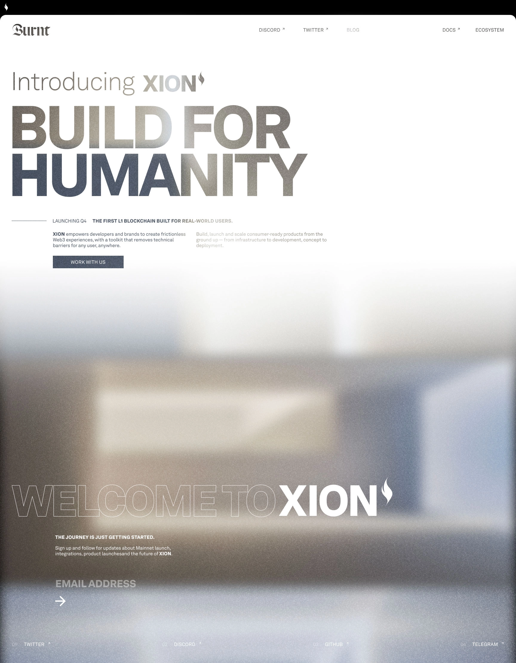 Burnt Xion Homepage