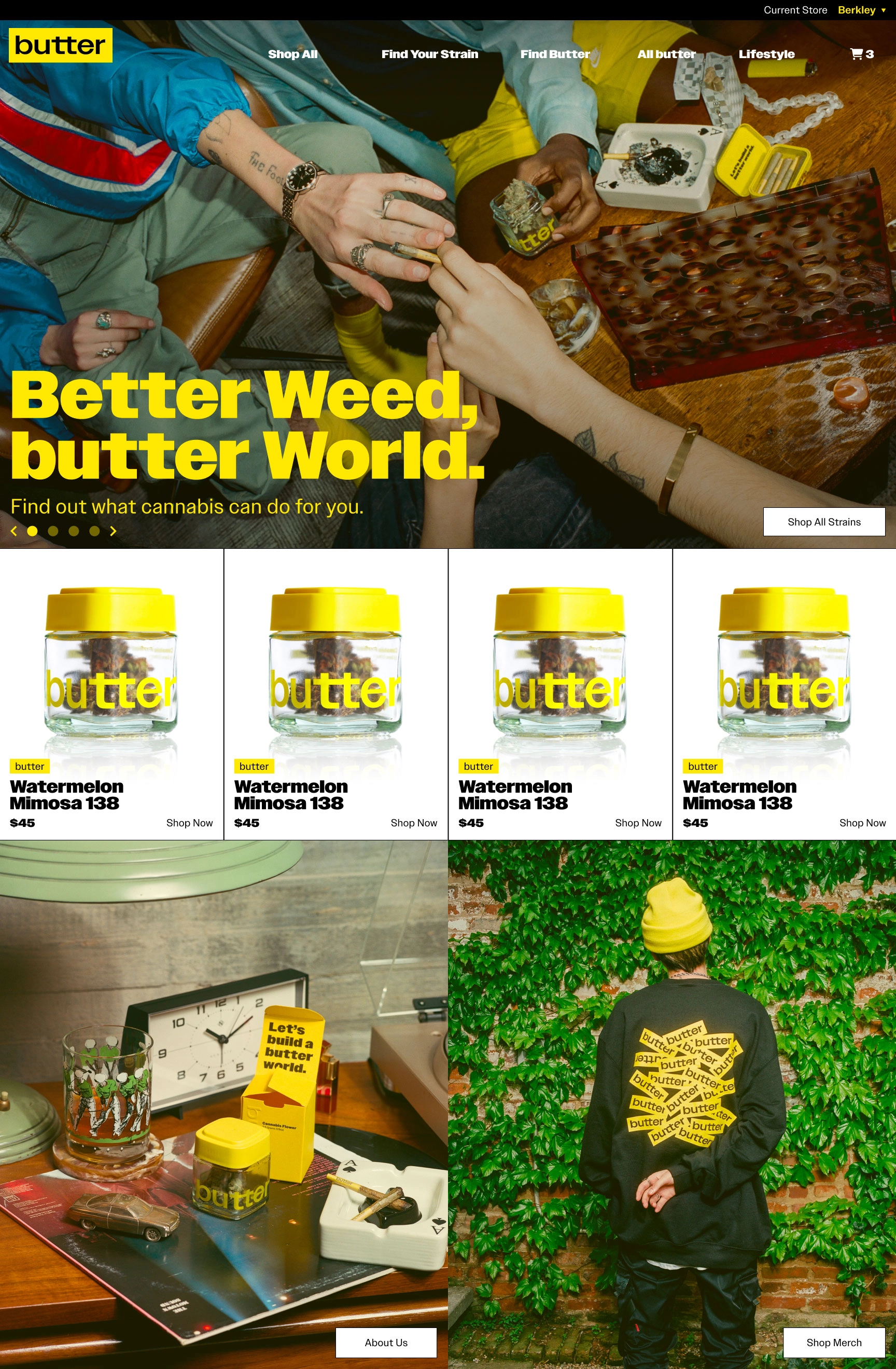butter homepage