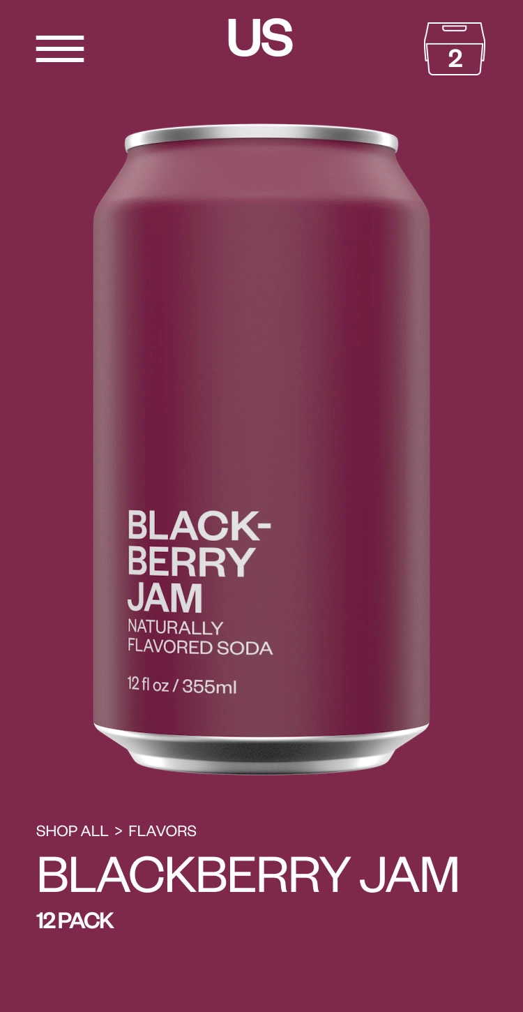 United Sodas Product Page Blackberry Jam