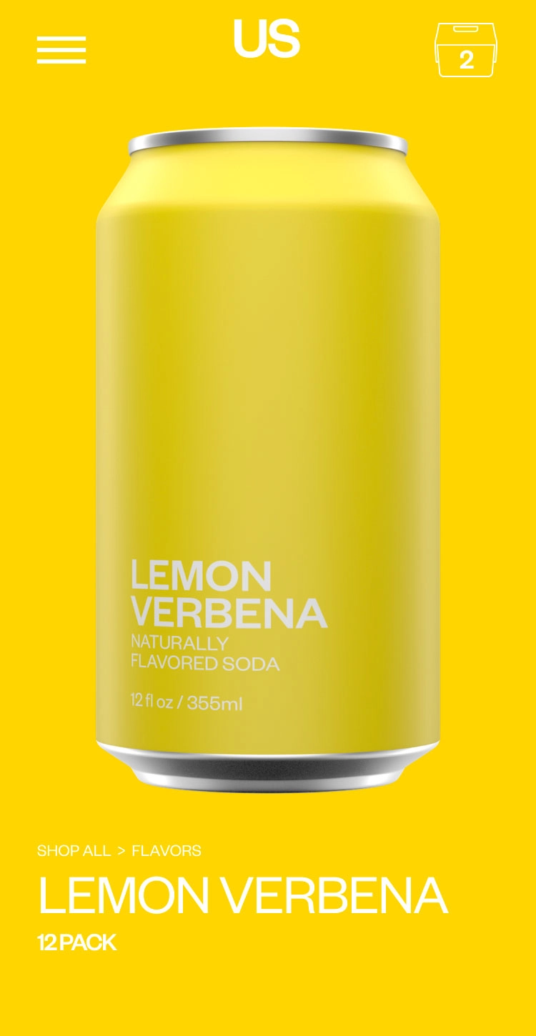 United Sodas Product Page Lemon Verbena